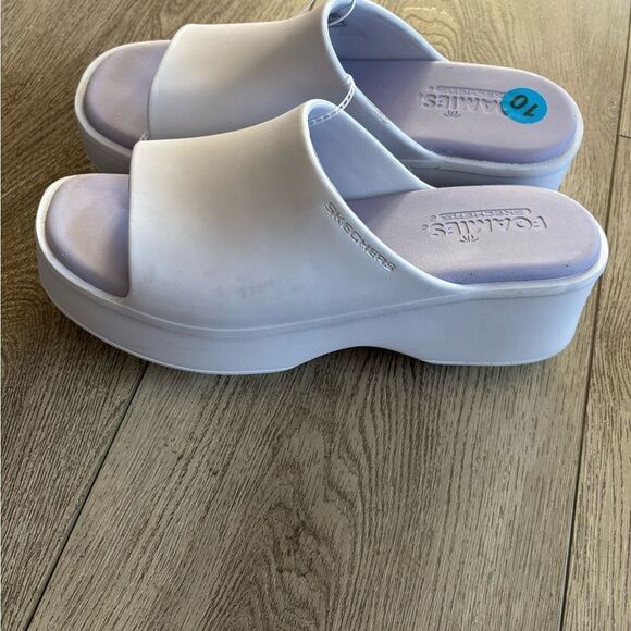 Skechers foamies platform sandals - Picture 2 of 6